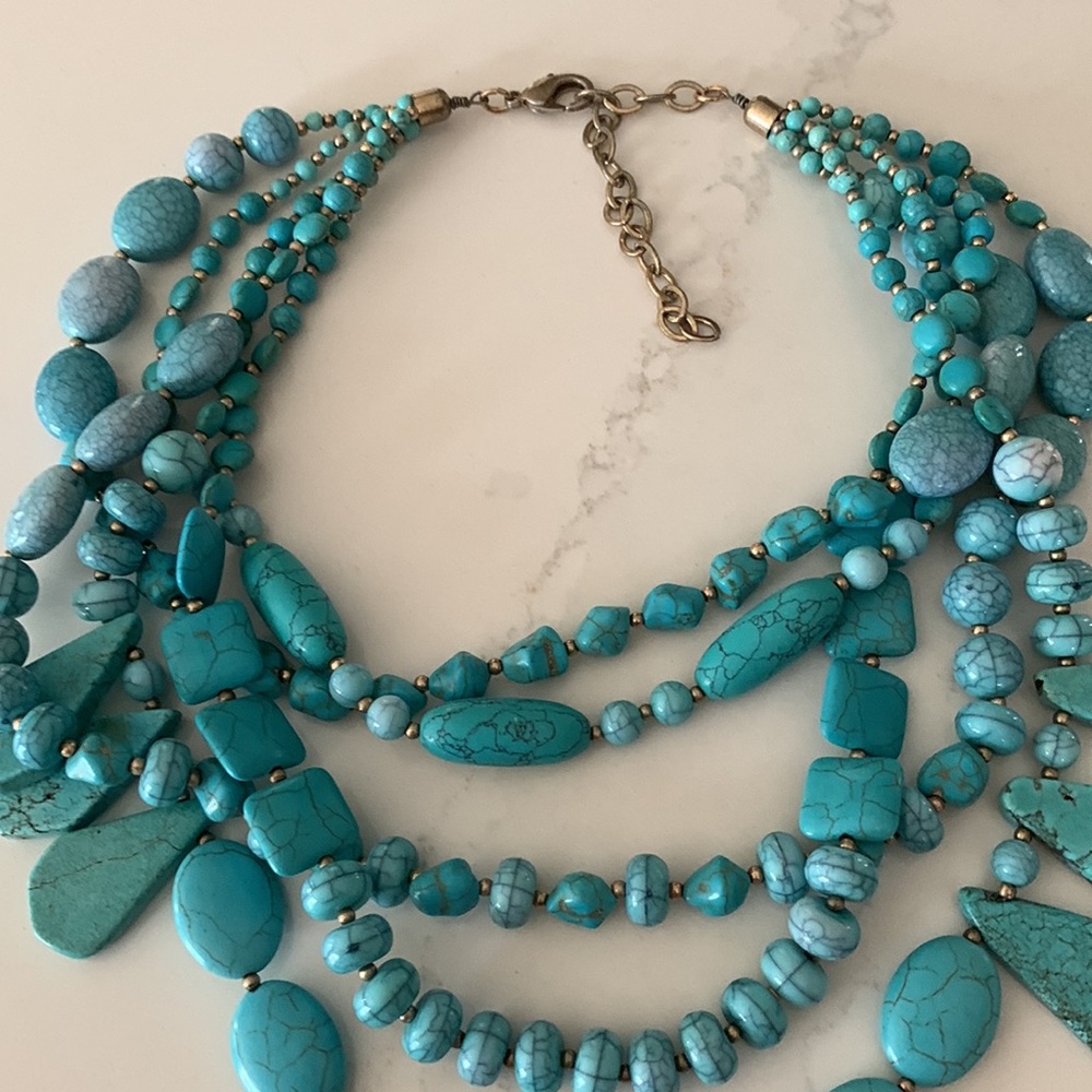 Turquoise Statement Necklaces - image 3